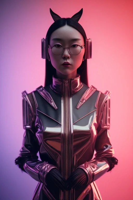 Portrait, Front image, rabbit mask, cyberpunk Asian woman, black pink color, latex dress, highly detailed, concept art, smooth, unreal engine 5, god rays, ray tracing, RTX, lumen lighting, ultra detail, volumetric lighting, 3d, finely drawn, high definition, high resolution.