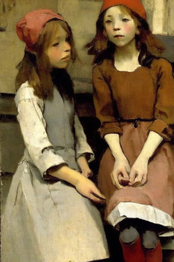 Carel Fabritius girls in paris