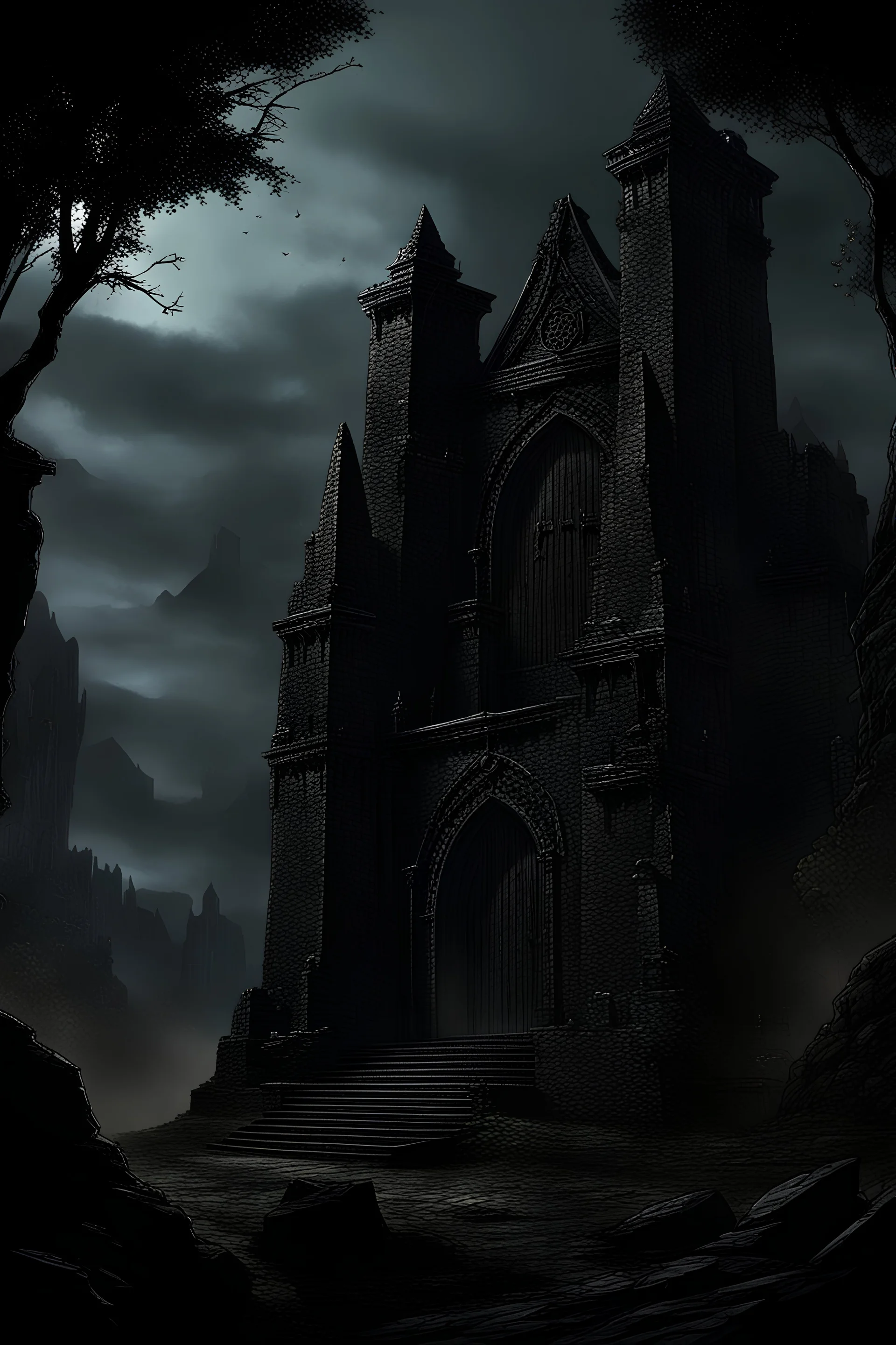 Dark Fantasy Mausoleum Stormkeep
