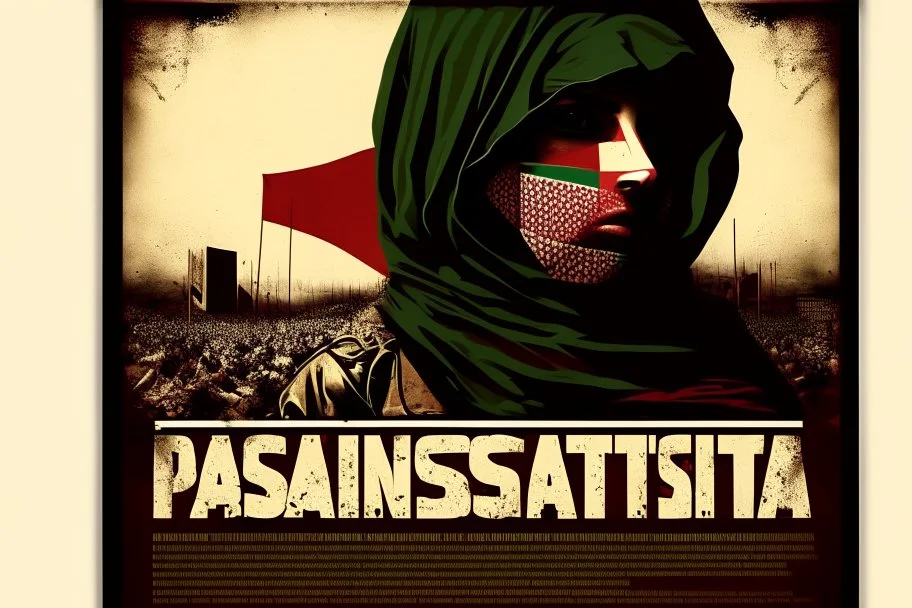 poster for palestine resistance