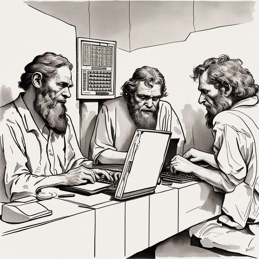 Paleolithic computer programmers