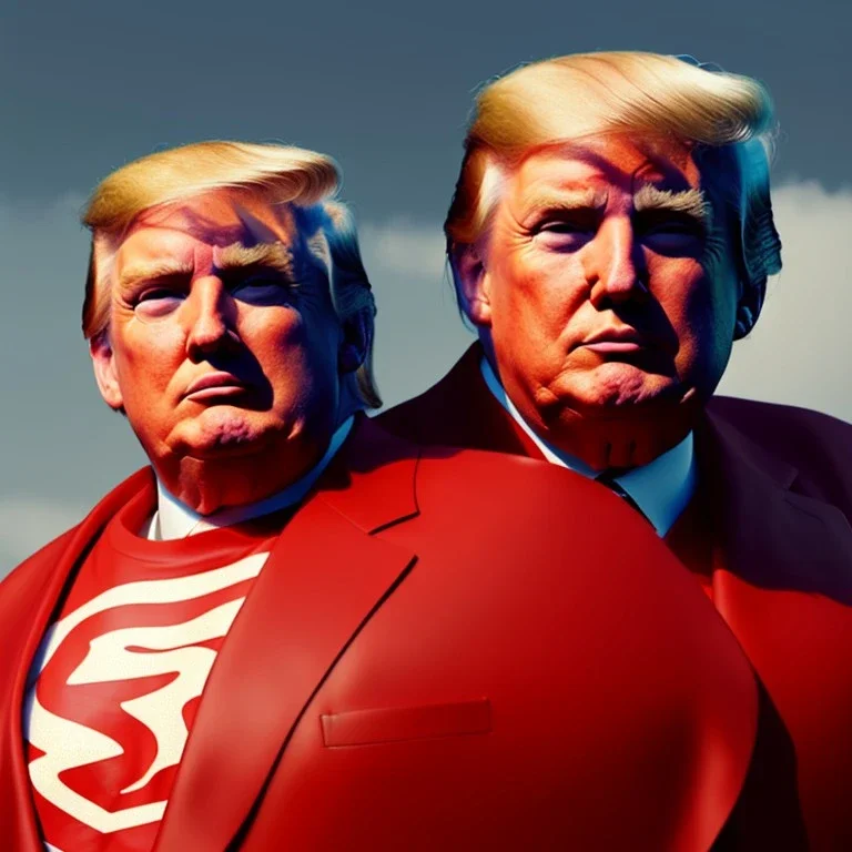 Realistic photo, Donald trump wrestler, wrestling dress, red sweat, retro style, 80s, hot ambient, photo studio, smooth color, gradient, highly detailed, art stations, concept art, smooth, unreal engine 5, god rays, ray tracing, RTX, lumen lighting, ultra detail, volumetric lighting, 3d, finely drawn, high definition, high resolution.