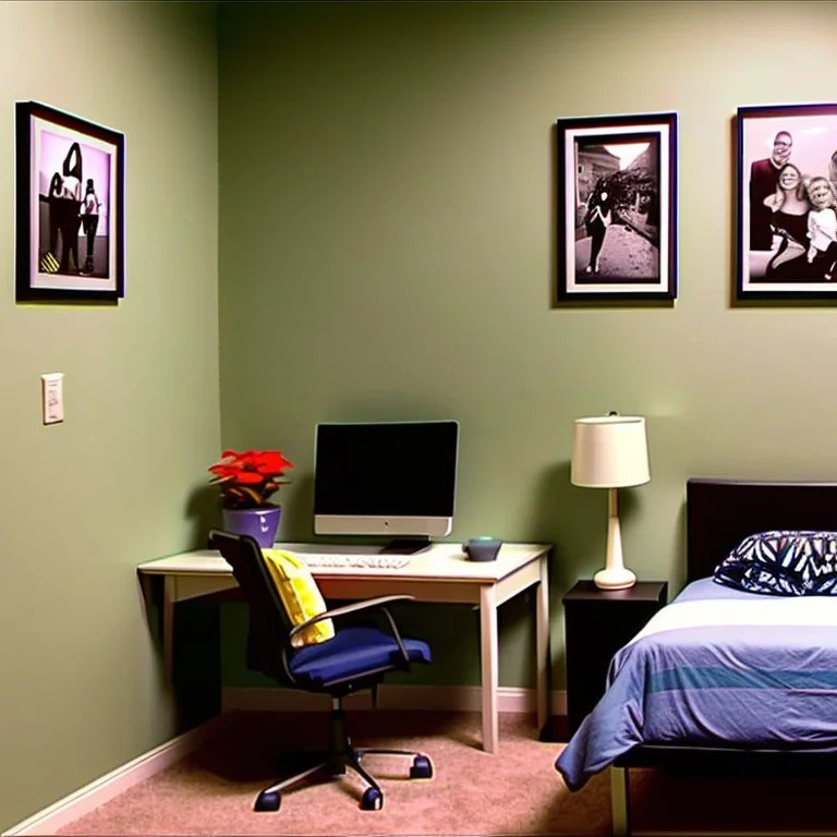 top left corner of a room picture. The right corner is the uploaded picture