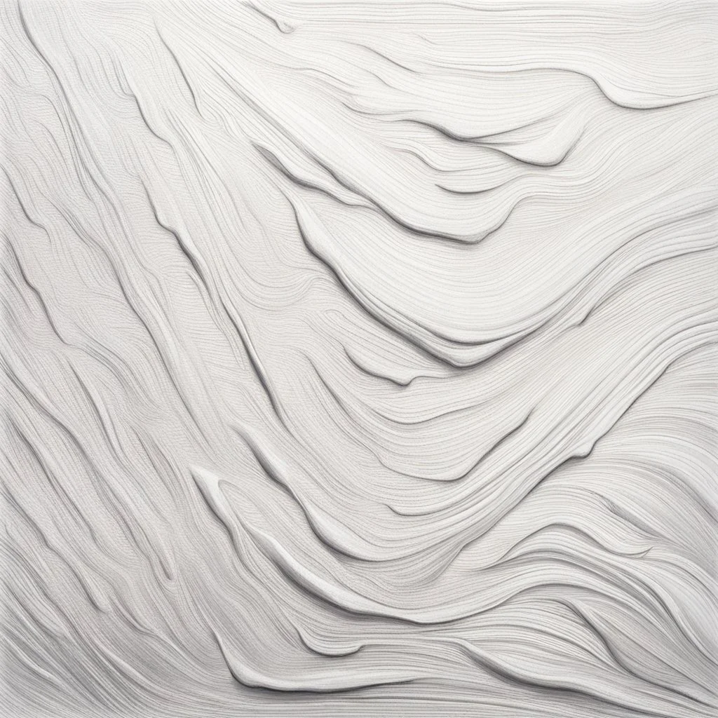 Hyper Realistic White Oil-Paint Brush Patches Texture on Canvas