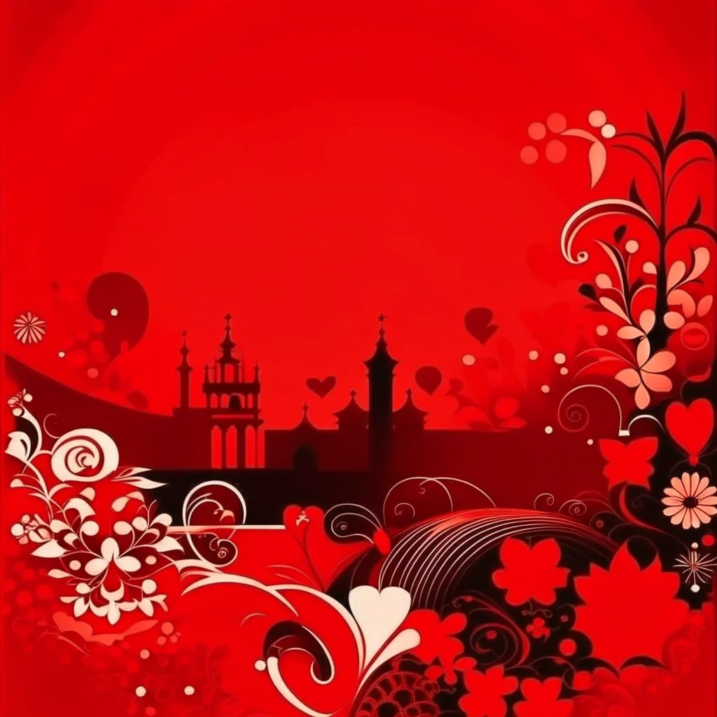 Background Italy Valentine's Day red tones