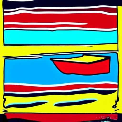 boat pop art