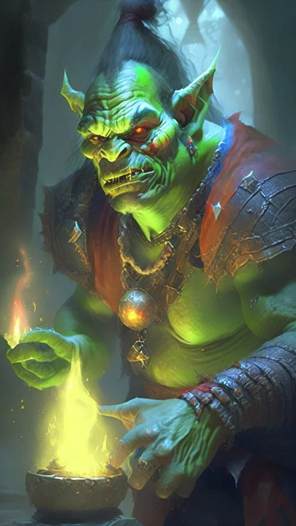 orc inbued with magic