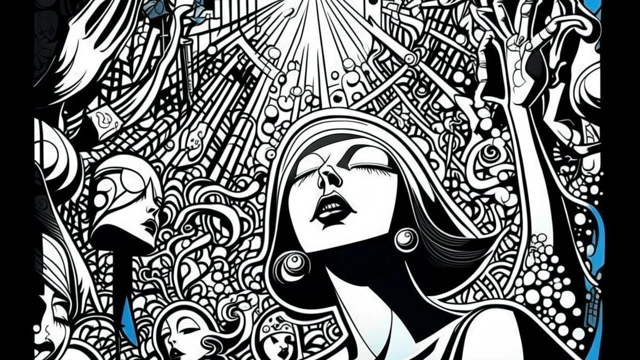 Graffiti Art with outline. Chris Samnee