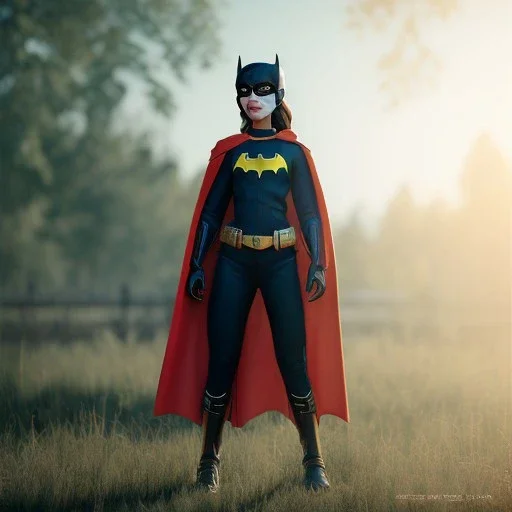 analog style,real cool girl portrait, simmetric eyes, ambient, batgirl make up outfit, ultra realistic photo, unreal engine --aspect ratio 1:1