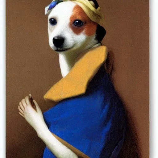 Tricolor Jack Russell by Vermeer