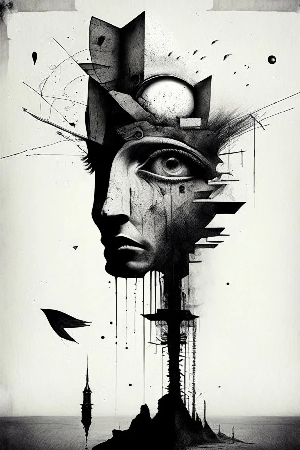 Asynchronicity, neo-surrealism, Dada, ink, and the like.