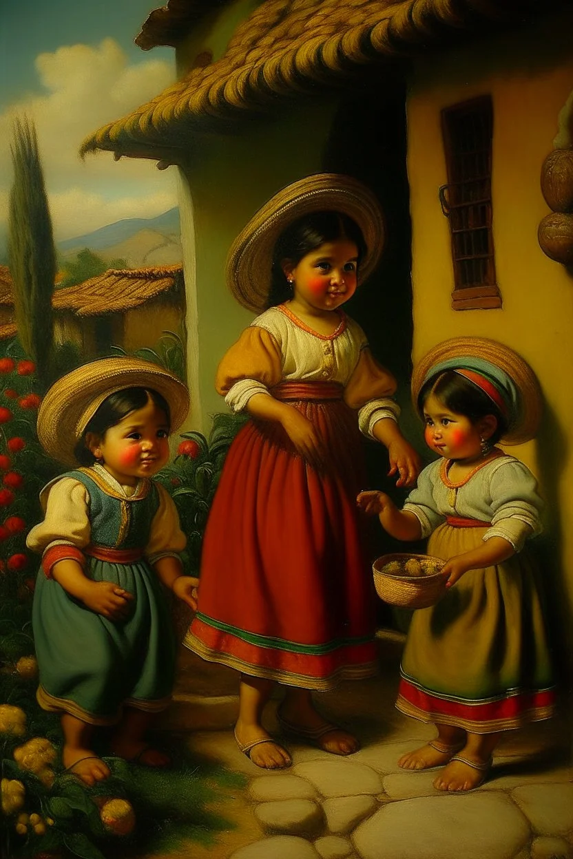 mexican childeren painting neoclassism