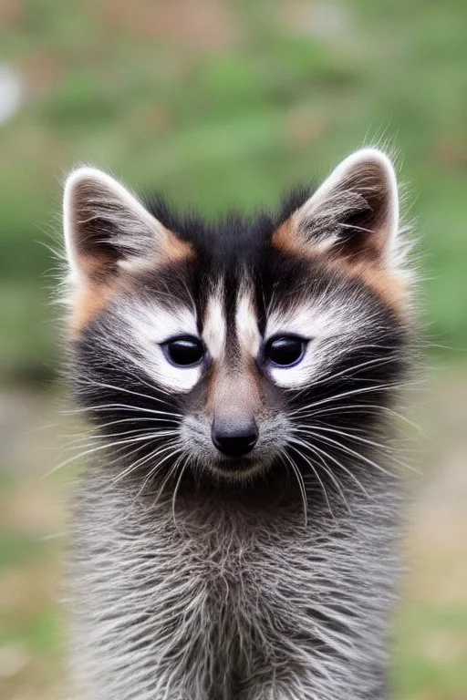 half cat half raccoon.