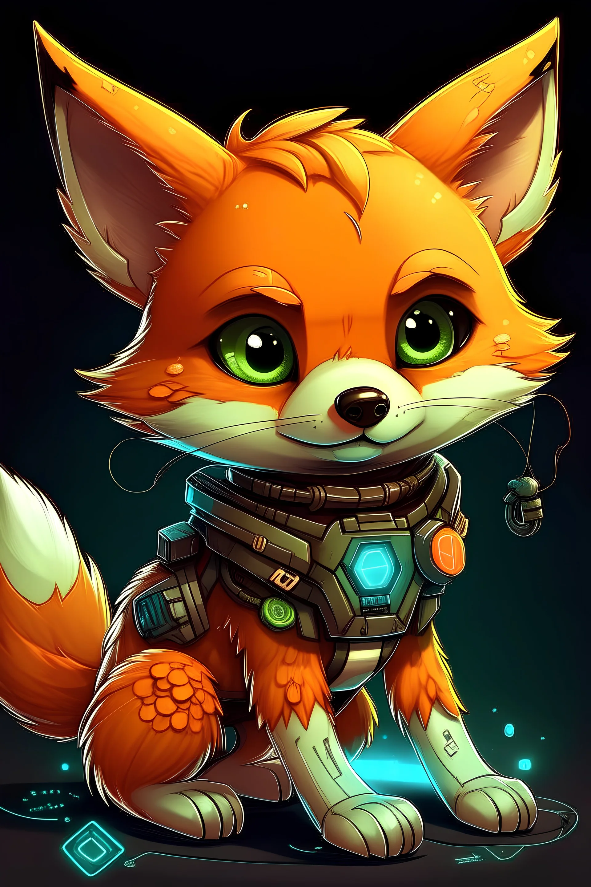 baby cyber fox