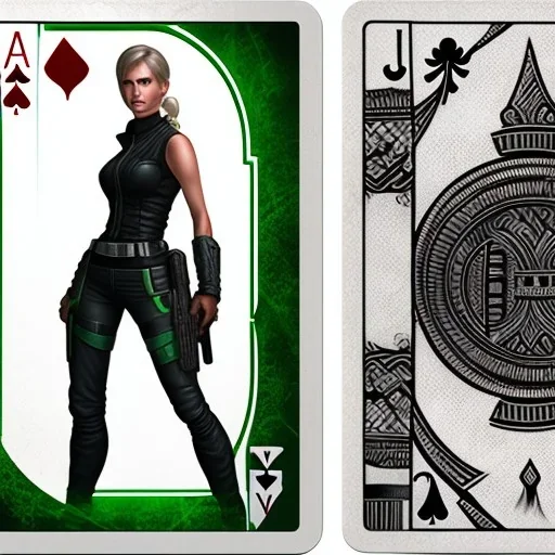 Sonya Blade, Kano, playing cards