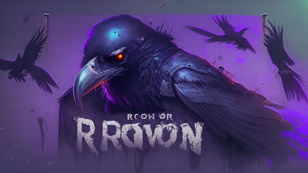 Twitch horror banner gaming crow