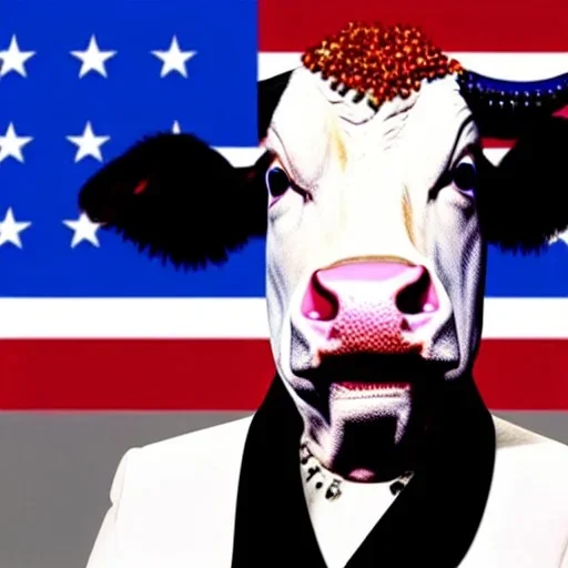 hillary clinton as a cow