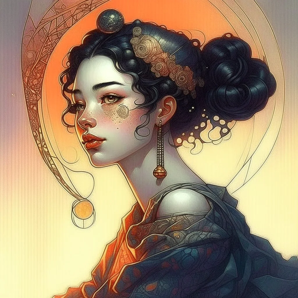 a fluidity that is freeing beyond description; Wassily Kandinsky in style Charlie Bowater , Golden Hour; Iridescent; Controversial; Supremely Detailed; Stupendous