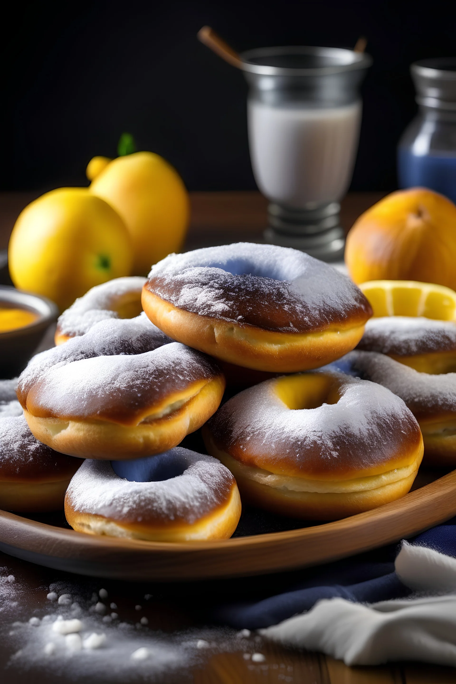 A Journey Through Flavor and Tradition. In a cozy bakery baking a traditional Jewish doughnut named Sufganiyah, brings joy and unites the community during Hanukkah. Passed down through generations, her recipe symbolizes resilience and hope. Sufganiyah spreading the message of unity and the simple joys of life