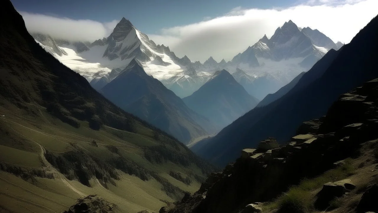 جبال الهيمالايا المخيفه