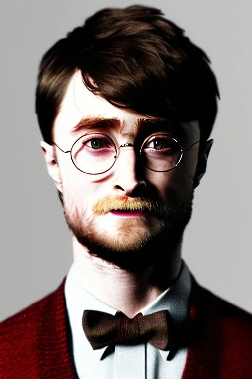 Daniel Radcliffe wearing Harry Potter