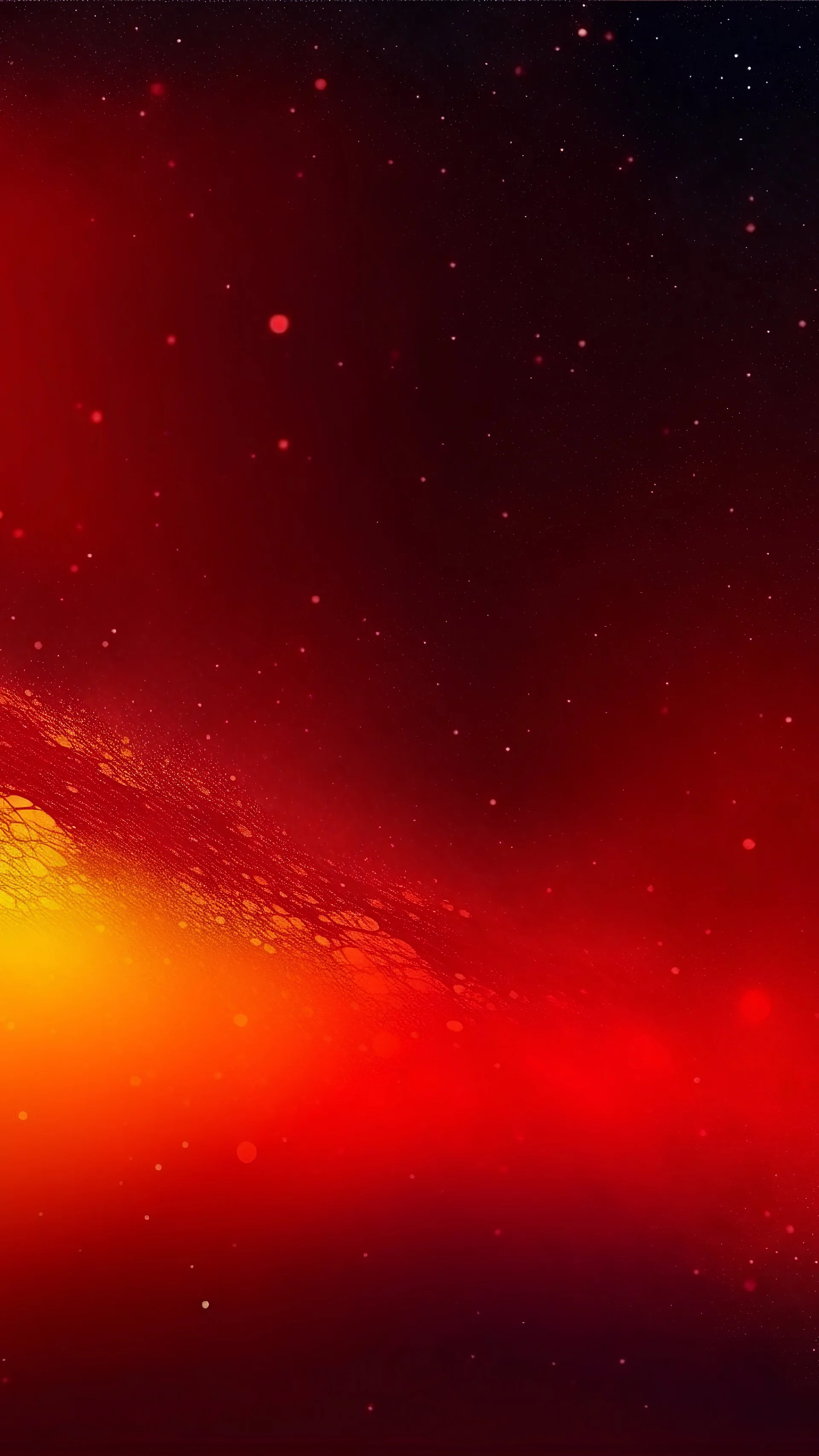 A planets with a background of Fire Brick color low glitter abstract gradient space defocus texture; free space; horizontal banner with smooth dark edges and copy spase for text “SAMARRAI