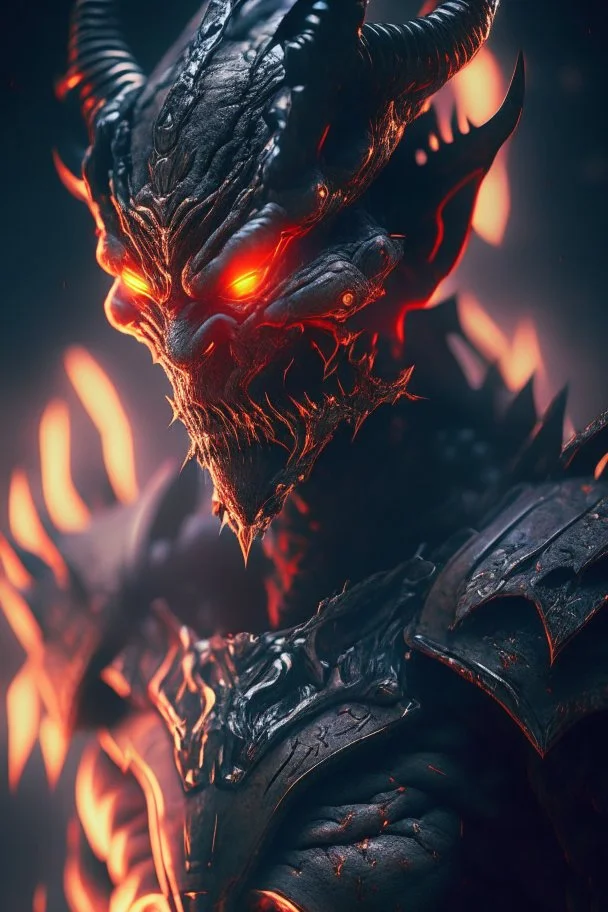 Soldier demon alien ,high detail , dramatic lighting dramatic, 4 k