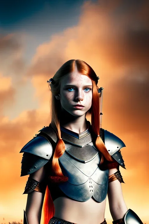 (strikingly beautiful 16 year old charming teen girl:1.2) with (long ginger hair:1.1) and (freckles:1.2) wearing (skimpy leather fantasy armour with halter top and thong:1.3) and (medium cleavage:1.2), tracing, ambient light, highres, (hyperrealistic:1.2), (perfect face:1.1) intricate (high detail:1.1) body, beautiful detailed eyes, plump lips, fantasy theme, Model hash: ddc3021b