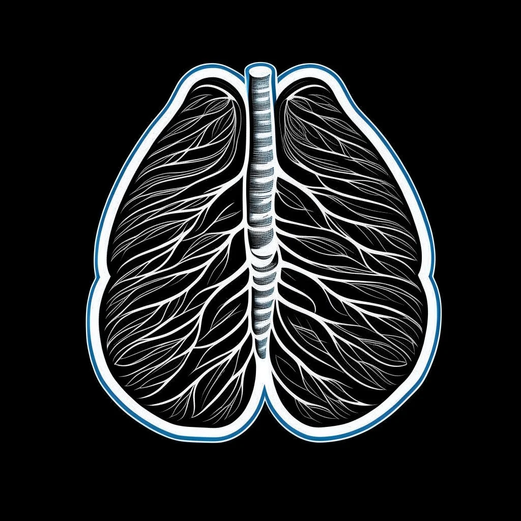 Lungs, Logo, 4k, high resolution