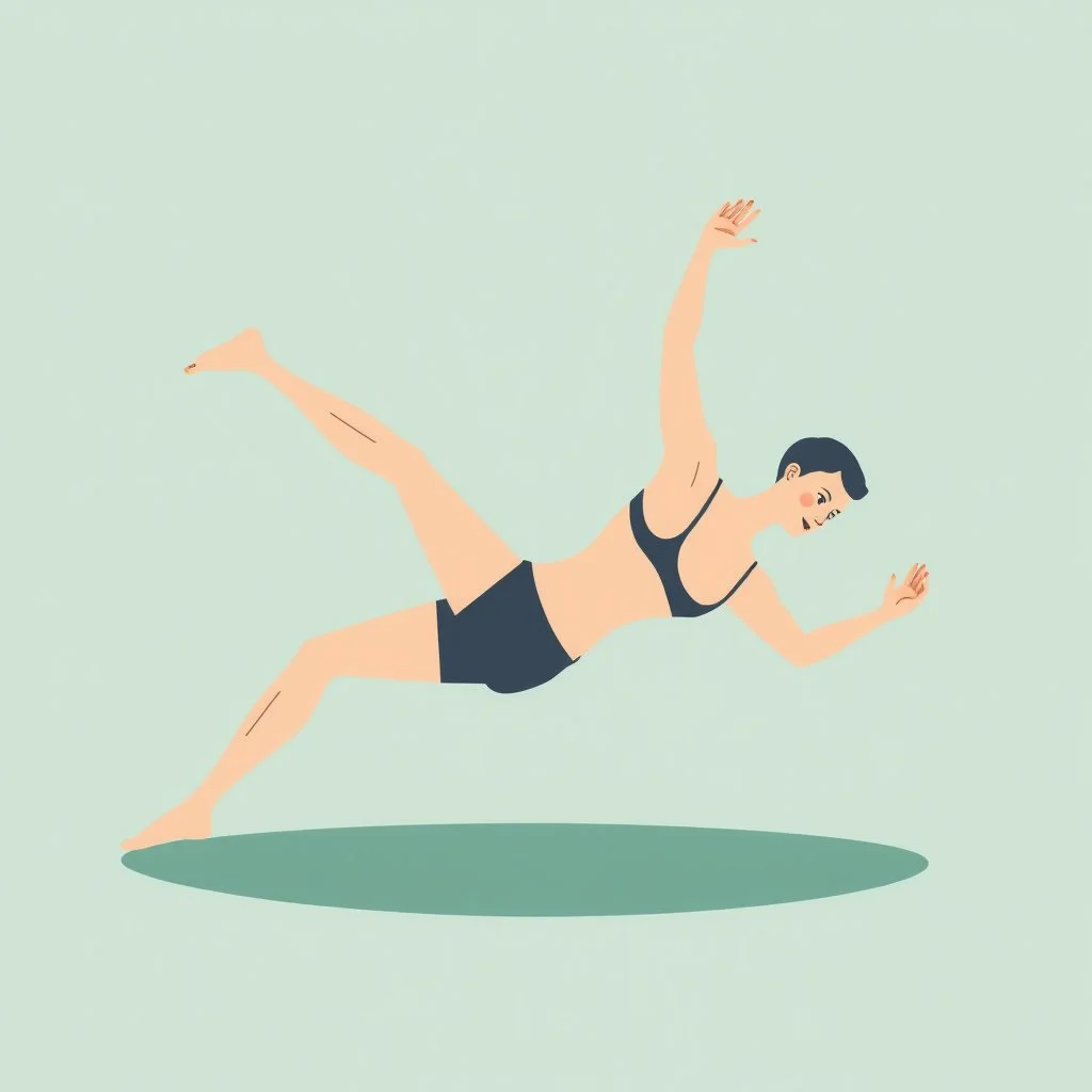 physiotherapy exercise shape abstract simple