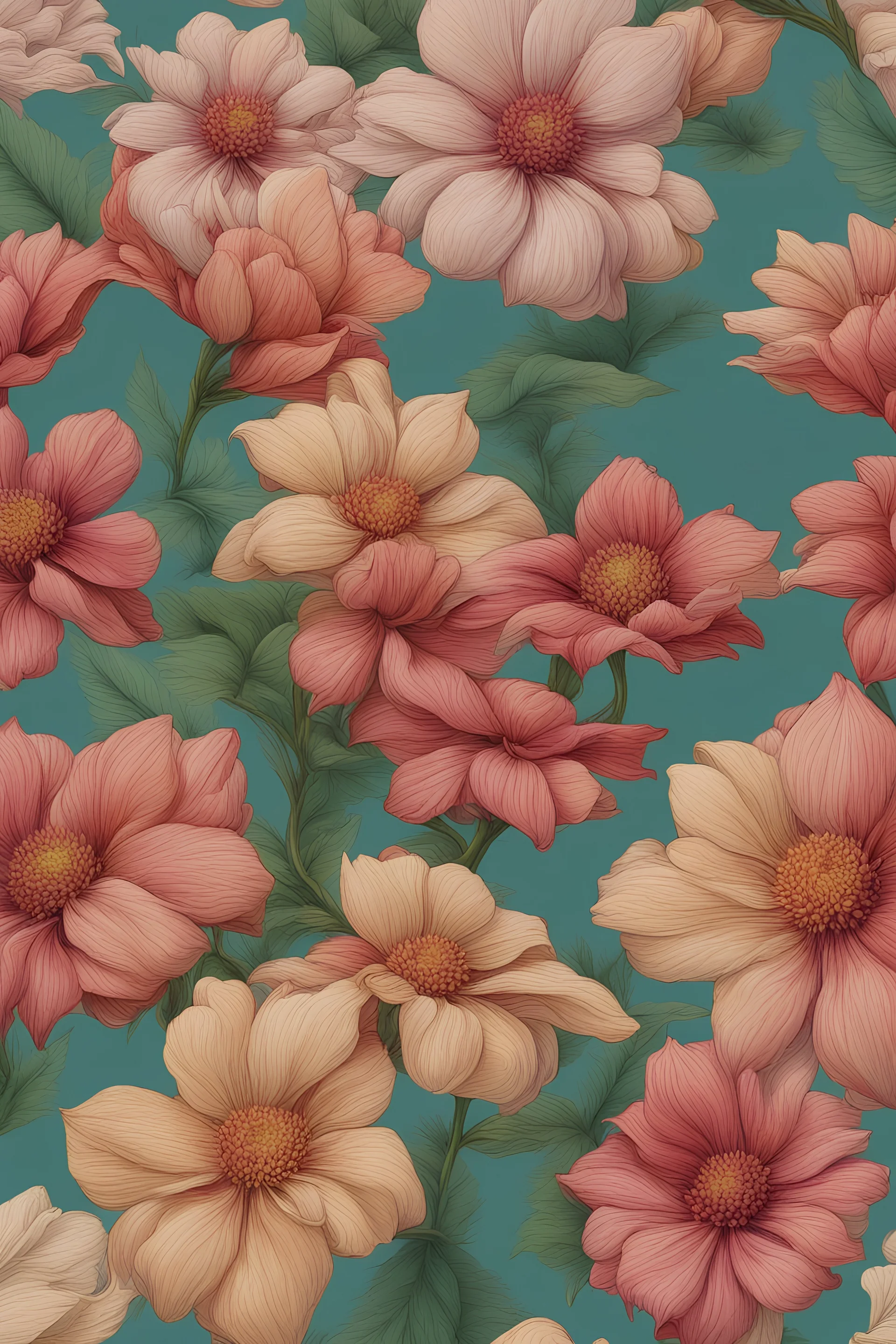 generate an image of a rare flower ; realistic style, bright colors