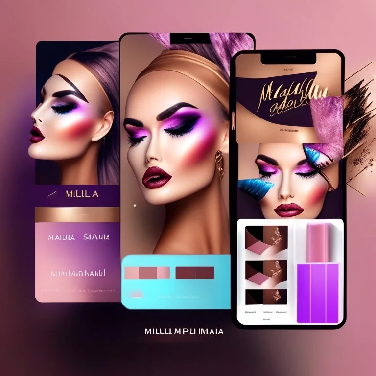 Social Media Design for a Makeup Shop