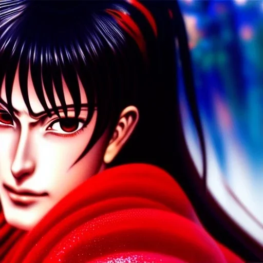 Ultra detailed fullbody Portrait in oil on canvas of Nakoruru (Samurai Shodown) ,intense stare,extremely detailed digital painting, extremely detailed face,crystal clear Big eyes,with full head inside portrait, mystical colors ,perfectly centered image, perfect composition, rim light, beautiful lighting,masterpiece,8k, stunning scene, raytracing, anatomically correct, in the style of robert e howard and Ken Kelley and Ohrai Noriyoshi and Simon Bisley and tomzj1