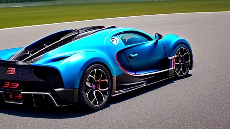 Bugatti HyperSport Superstar 2023, Rear View, 4K, Ultra Detailed