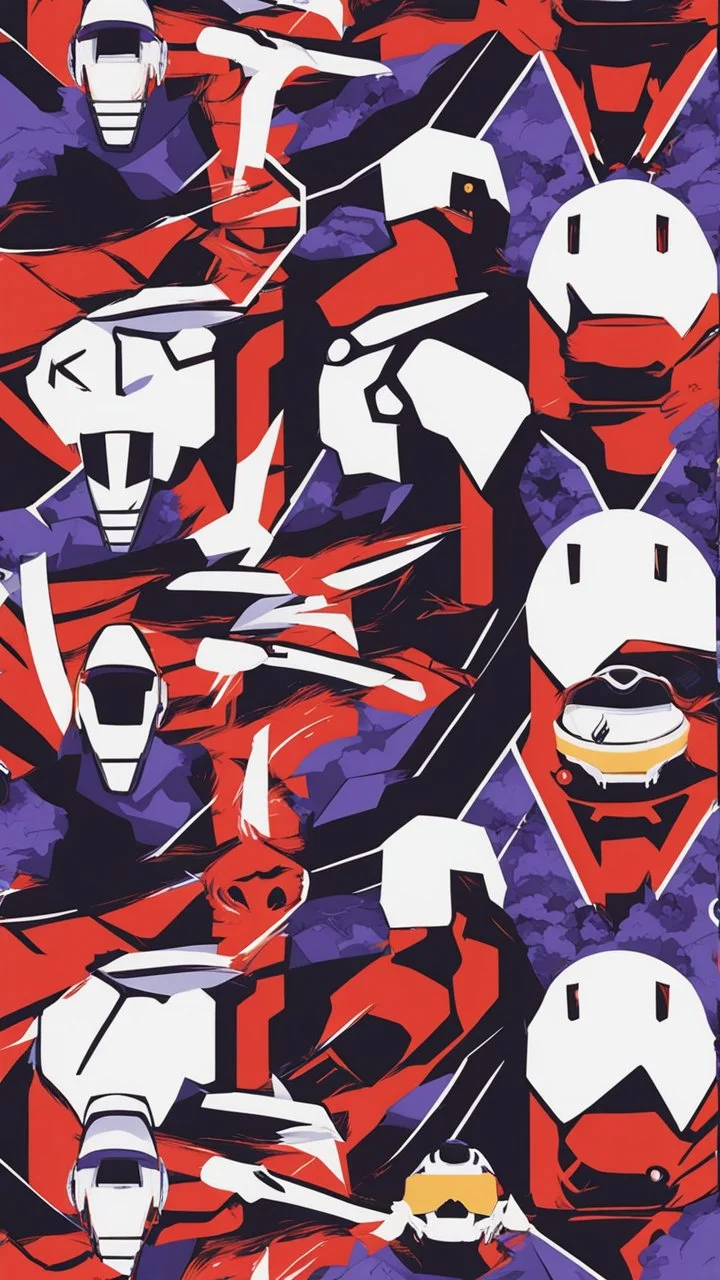 Evangelion pattern for snowboard