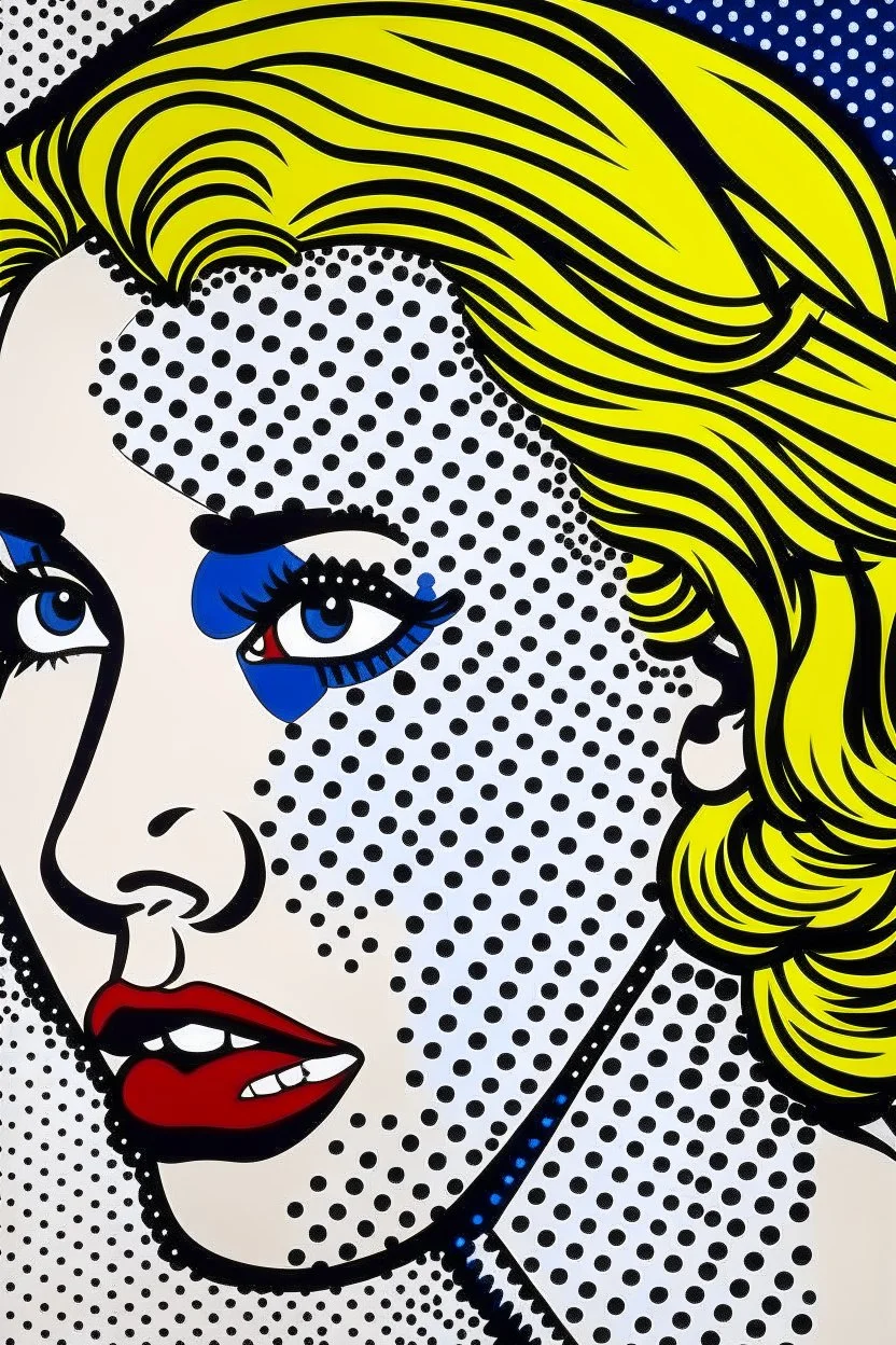 8 8 in the style of roy lichtenstein