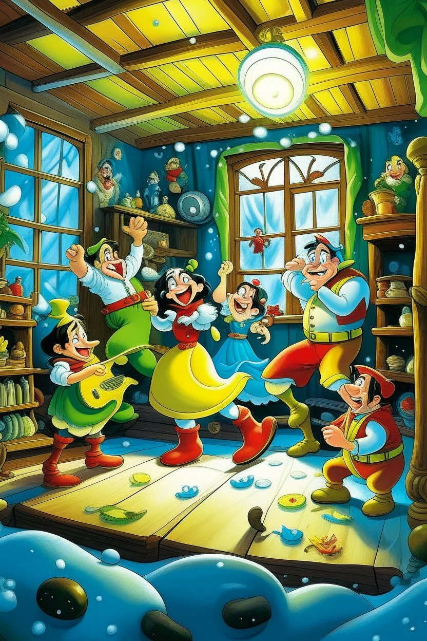 Casita de blancanieves online y los 7 enanitos