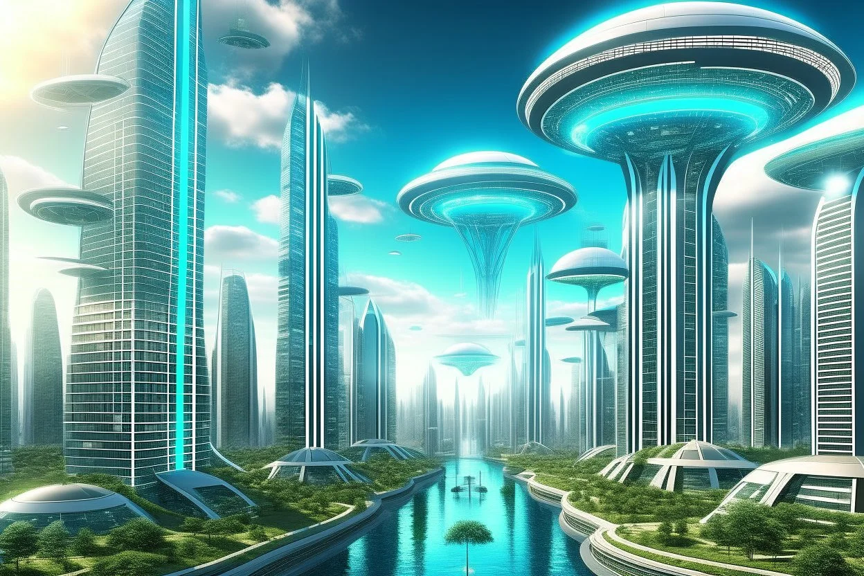 Technology of the future Show the world how it will be in the future