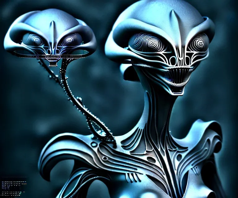 occult alien, 8K, photo realistic, highly detailed