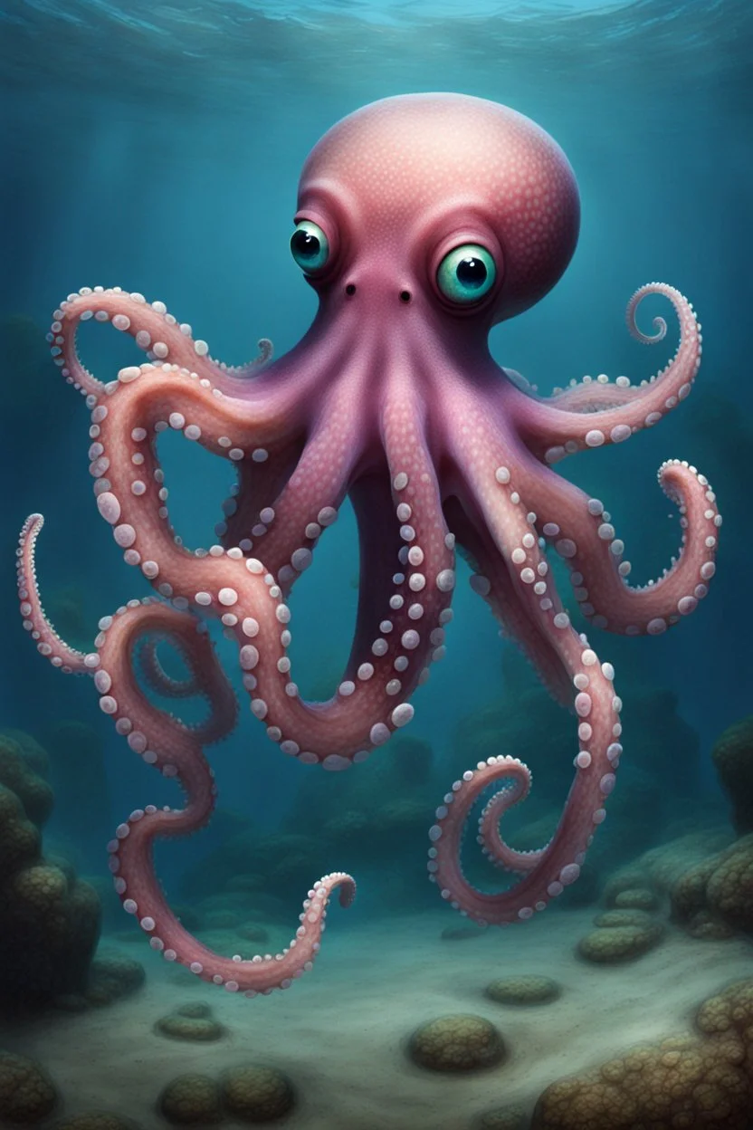 One legged octopus