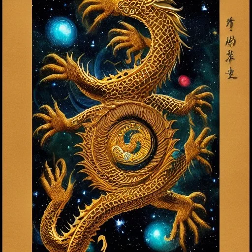 the galaxy as chinese dragon in night sky, 8k resolution, fine-detailed, intricate, elaborate, high-quality, brian froud, howard lyon, selina french, anna dittmann, annie stokes, lisa parker, greg rutowski,