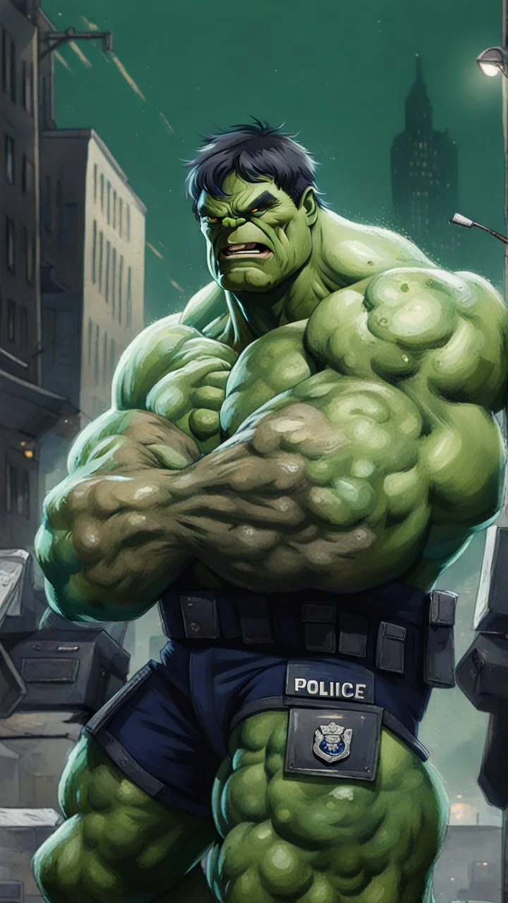 Hulk but police