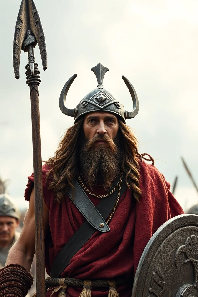 jesus as a viking raider