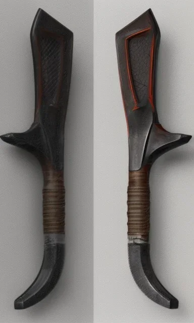 full art double sided axe