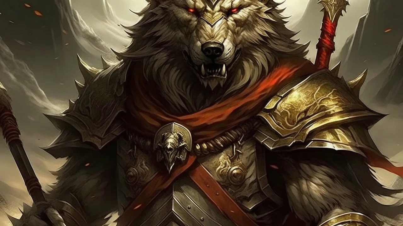 wolf god in war