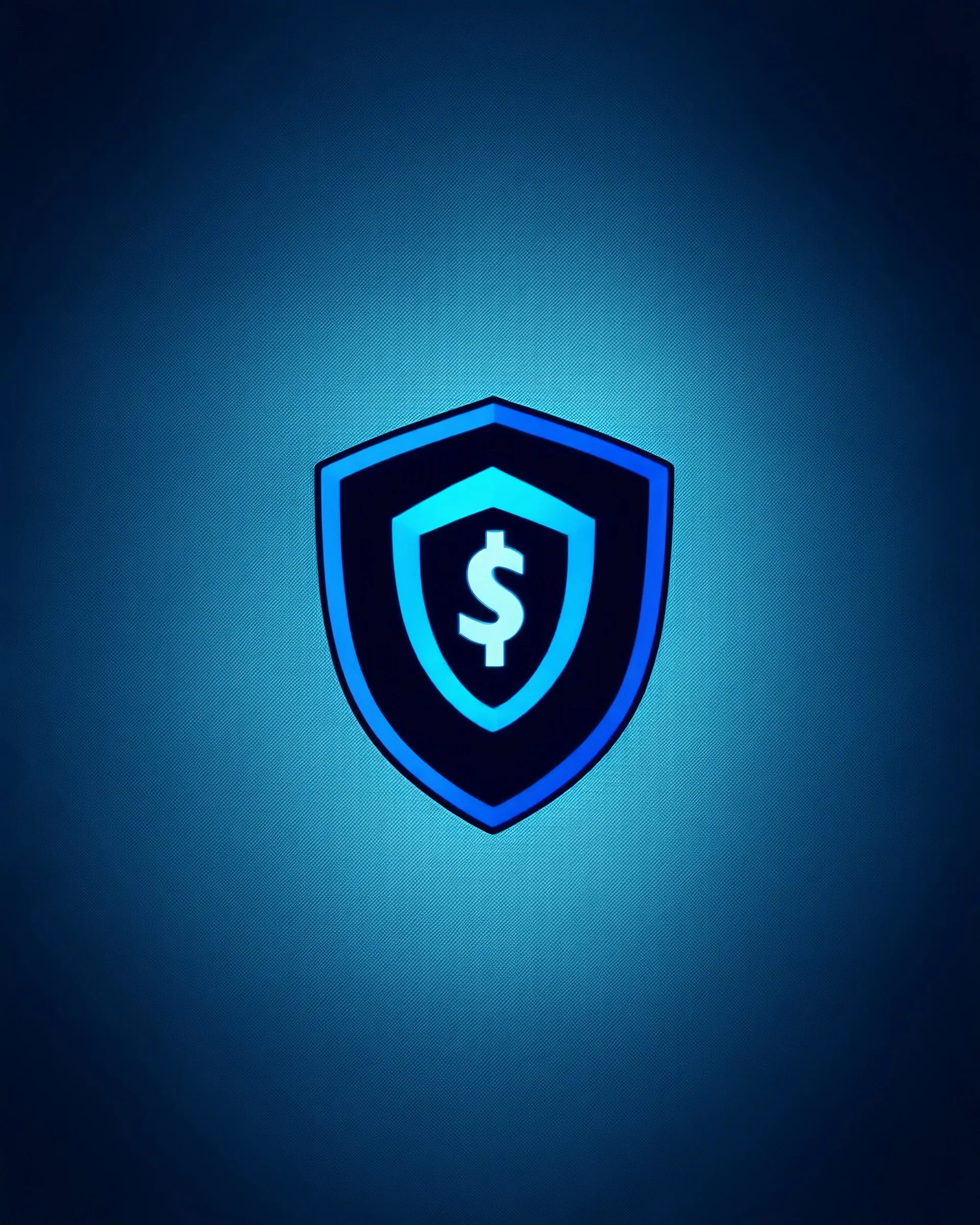 Cyber Finance (CF) shield logo Simple, easy and beautiful logo
