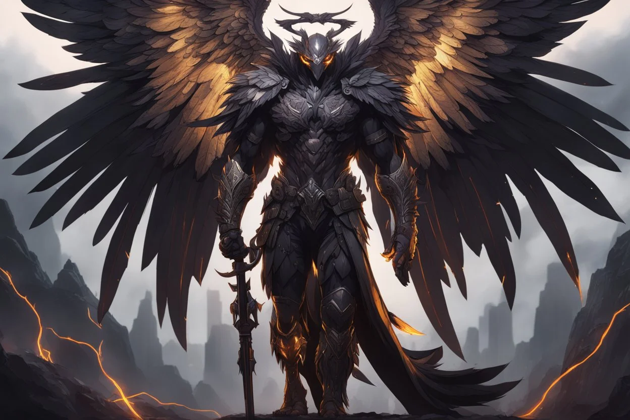 grendel in 8k solo leveling shadow artstyle, ra them, neon effect, big white wings, feathers, full body, apocalypse, intricate details, highly detailed, high details, detailed portrait, masterpiece,ultra detailed, ultra quality
