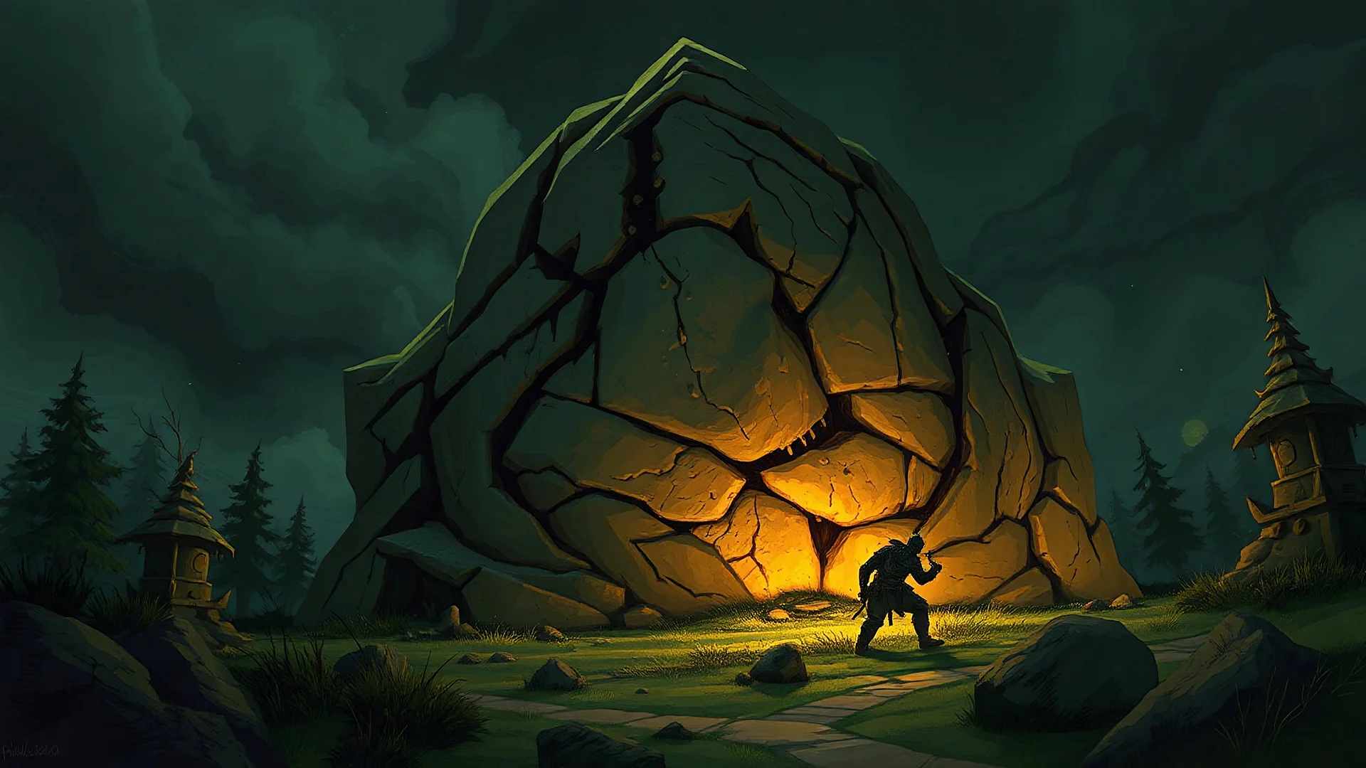 boulder golem curse