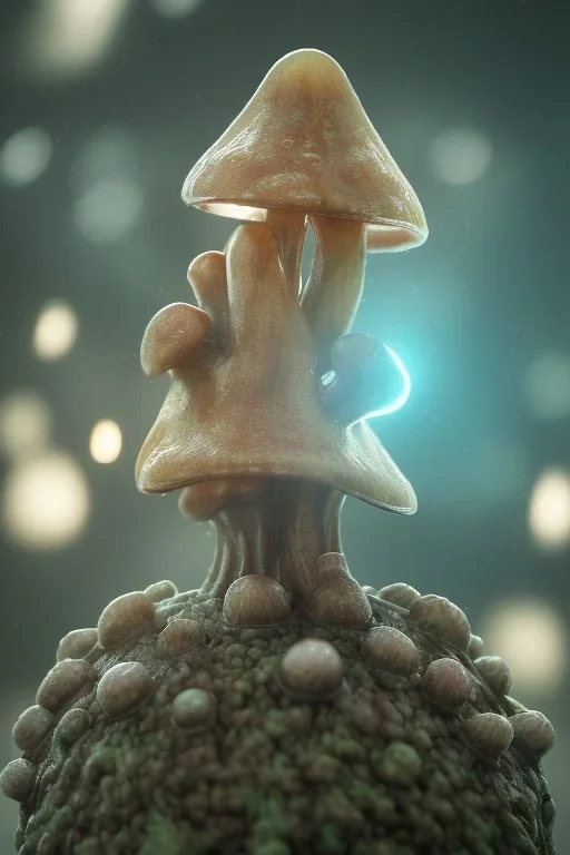 symmetrical biomechanical simulacrum of a space fungus, beautiful natural forms, incandescence, white chocolate, splashing liquid, honeycomb, mushroom, octane render, cinematic, hyper realism, octane render, 8k, bokeh, pearlescent aura, vibrant, intricate artwork by roberto ferri and tooth wu and markus reugels and wlop and beeple and dan mumford and greg rutkowski