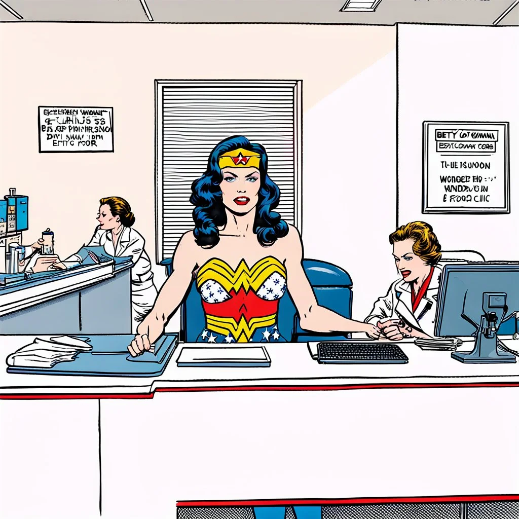 Wonder Woman checking into the Betty Ford Clinic